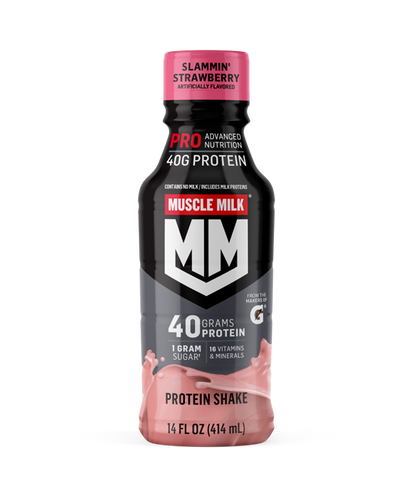 Muscle Milk Pro Advanced Nutrition Protein Shake, 14 Fl Oz Bottle, 12 Pack, 40g Protein, 1g Sugar, 16 Vitamins & Minerals, 6g Fiber, Workout Recovery, Packaging May Vary